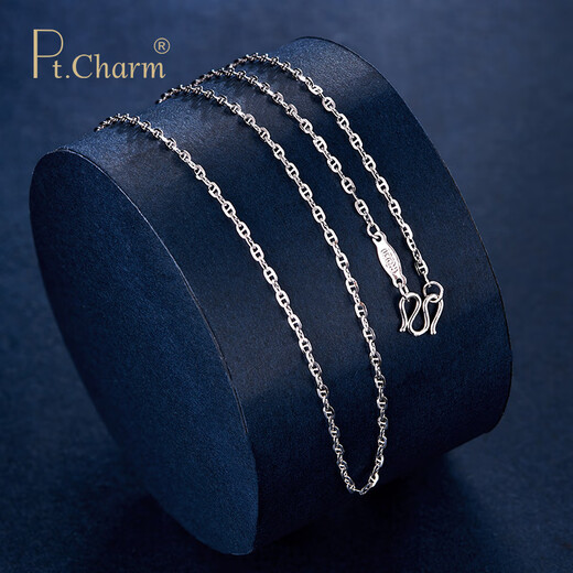 Pt.Charm fashionable and simple new platinum necklace women pt950 platinum necklace girlfriend birthday Goddess Day gift chain if not in stock can be customized, take 3g as an example