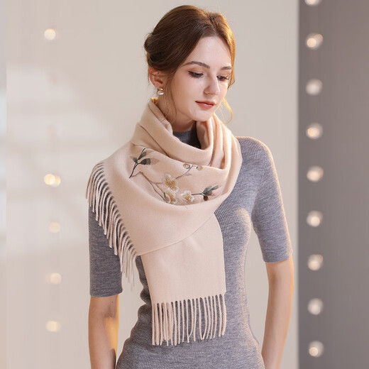 Hang Sifu Pure Wollschal warmer Schal draußen zu Geburtstagsgeschenk für Mutter und ältere Frauen -Lehrer -Tag Geschenk Ximeimi