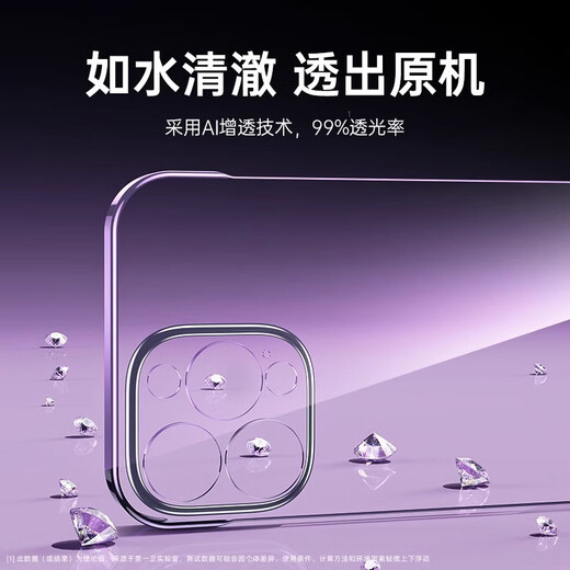 Zhigu [nicht einfach zu gelb] geeignet für Apple 14pro Mobiltelefon Hülle iPhone 14Pro Frameless Protective Case Objektiv Volltransparente Wärmeissipation Ultra-dünnes Anti-Fall-Objektiv Vollpackung Paket
