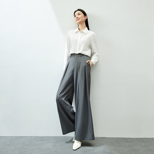 Shandubila anti-wrinkle no-maintenance shirt women's spring and autumn professional commuting formal shirt with long-sleeved top