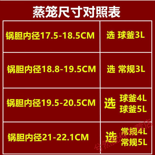 Supor adapted Supor rice cooker steamer 4 liters 5 steaming rack rice cooker accessories spherical kettle steaming grid 3L steaming tray steaming layer spherical kettle 4L (steamer outer diameter 21CM)