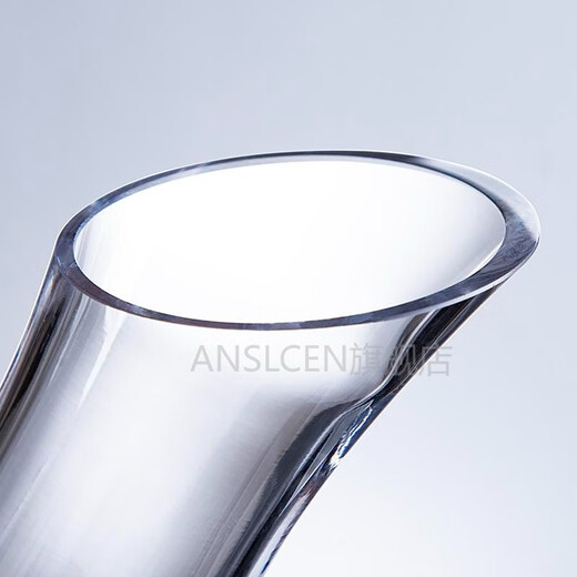 ANSLCEN lead-free crystal glass red wine decanter with handle wine dispenser creative wineware flask 1000ml