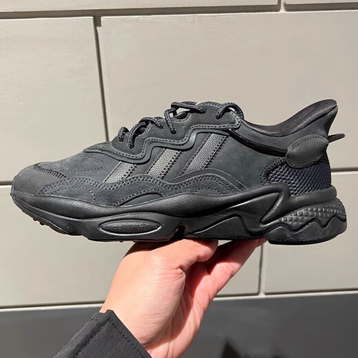 阿迪达斯（adidas）三叶草老爹鞋男鞋女鞋秋冬季新款OZWEEGO复古运动鞋跑步鞋休闲鞋 GY9926黑色 36