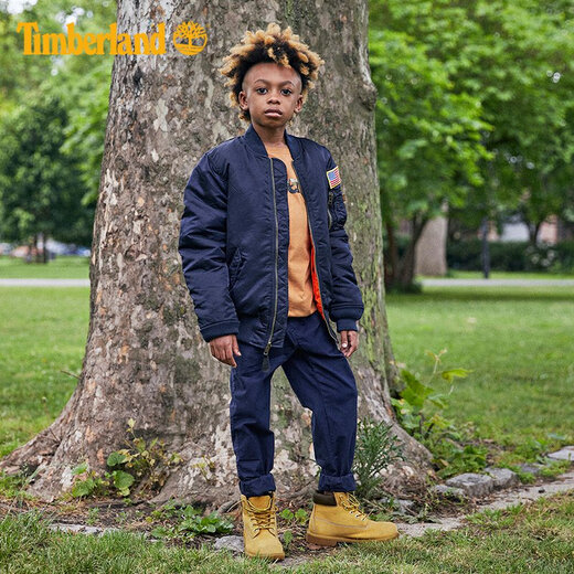 Timberland Official Kicking Big Yellow Boots Martin Boots High-Top Outdoor Large 12709 12709W / Wheat Color Wide Version 35