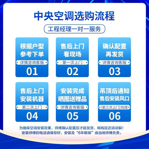 Haier central air conditioner 10 HP, 12 HP, one to 7, one to 8, one to 9 duct machine, ceiling machine, commercial multi-connected villa office, including installation and artificial auxiliary materials, 10 HP, first-class energy efficiency, one to eight villas, 230-280