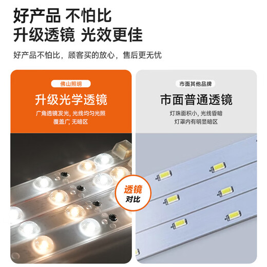 Foshan Lighting (FSL) LED ceiling lamp one to four 50W replacement wick magnetic modification long strip light panel strip light source module white light (6500K) 520mm including binding posts