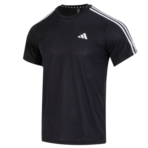 
Adidas men's sports suit 25 summer new comfortable and breathable three-stripe short-sleeved T-shirt, five-point pants, shorts, two-piece set IB8150+IC1484 L/180