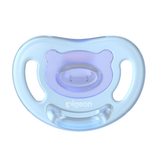 Pigeon pacifier silicone pacifier size S 0-3 months (light blue) with storage box N981