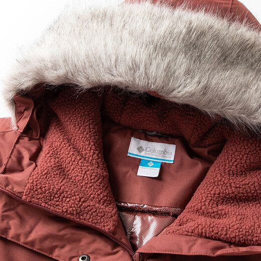 Columbia Outdoor Automne et Winter Cotton Veste pour femmes, énergie thermique, collier de coton en laine confortable et amovible WL9480 679 S