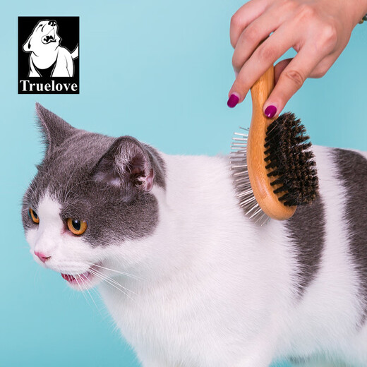 TRUELOVEPET pet comb dog supplies needle comb cat artifact cat hair removal double-sided brush hair removal TLK-23131 large size