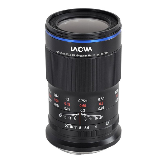 LAOWA 65mm F2.8 Half Frame 2x Macro Lens Portrait Food Flowers Insects Black Canon RF Port