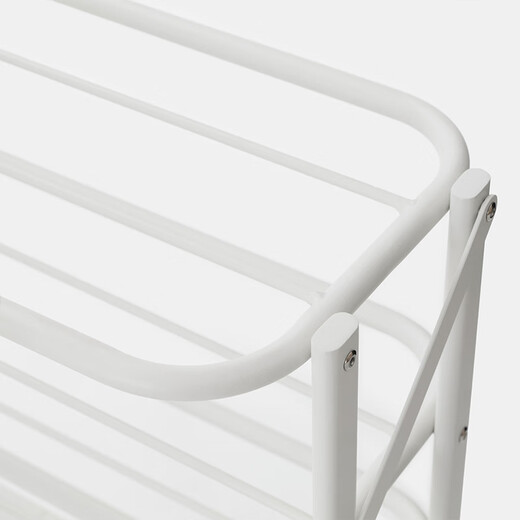 MUJI convenient foldable iron shoe rack, simple shoe rack storage, 1 minute assembly, size/length 68*width 25*height 88cm