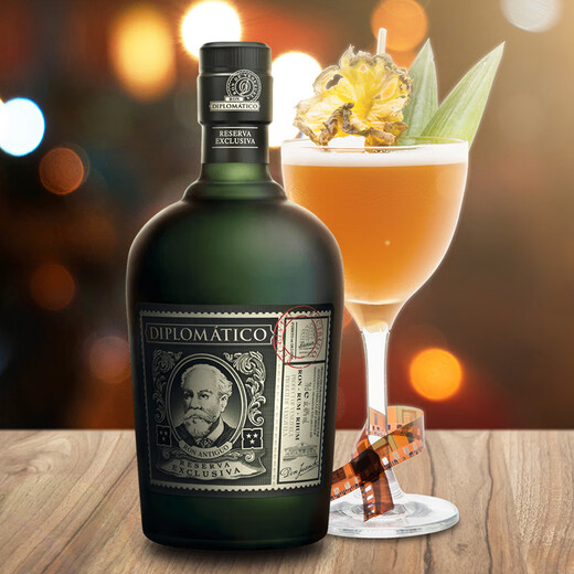外交官（DIPLOMATICO）朗姆酒珍藏朗姆酒原瓶进口莫吉托基酒迪普洛姆朗姆酒洋酒 外交官珍藏朗姆酒 350mL 1瓶