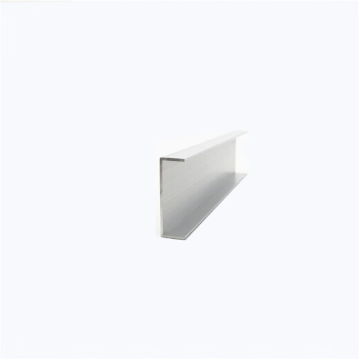 Yunqige aluminum alloy trough aluminum 32*10*1 processed oxidized material glass edge buckle decorative clip U-shaped industrial aluminum trough cutting other lengths please consult customer service