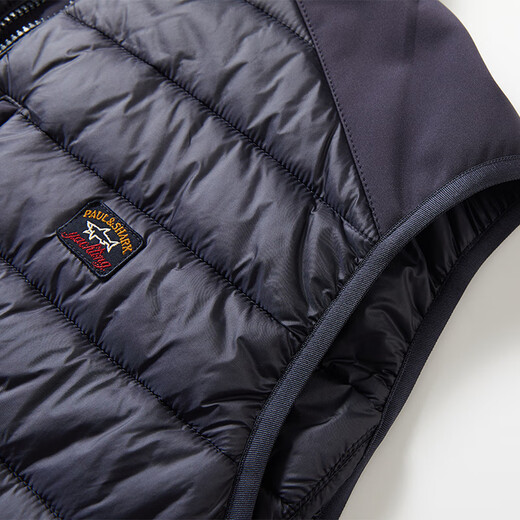 PAUL&SHARK men's Italian imported first-line light luxury clothing brand autumn and winter down vest men's navy blue XL