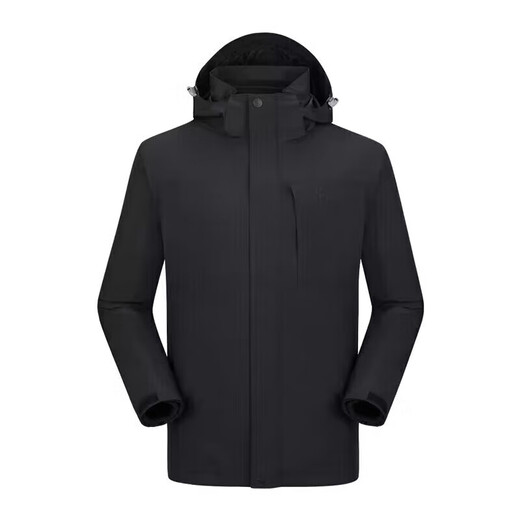 Veste extérieure de chameau (chameau), trois en un plus en velours épaissis de couple imperméable