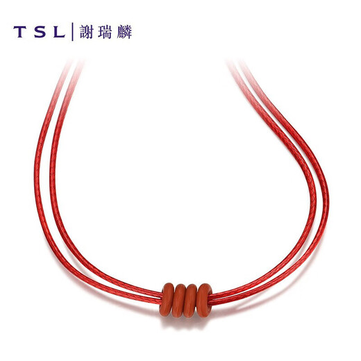 Xie Ruilin (TSL) red hand rope can be worn and transferred with beads, braided rope and beaded hand rope 61893