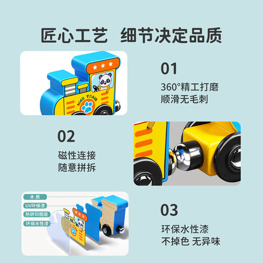 Kamilong Magnetic Digital Train Kinderspielzeug 3-6 Jahre alter Jungen und Mädchen Fun Puzzle Große Partikel frühe Bildung Bausteine Nummer 12 Abschnitte + 11 Abschnitte des Obst-Magnetzugs