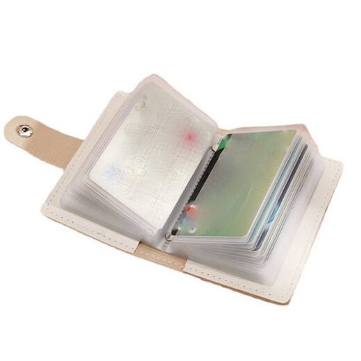 Sac de carte Yupinjia Sac d'identité pour femmes portefeuille courte portefeuille de rangement fraîche mince carte mignonne change tout-en-un pack 26 cartes de poche carte de carte de carte de commerce de carte de visite [chaton]