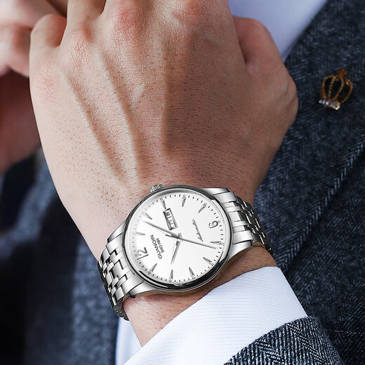 GUANQIN watch men's mechanical watch Swiss certified fully automatic business watch waterproof luminous men's watch as a gift for boyfriend