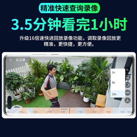 华为智选鸿蒙智选小豚当家室外500万摄像头无线wifi网络高清夜视手机远程监控器360度无死角带夜视家用全景 【店长推荐】500万超清+64G卡