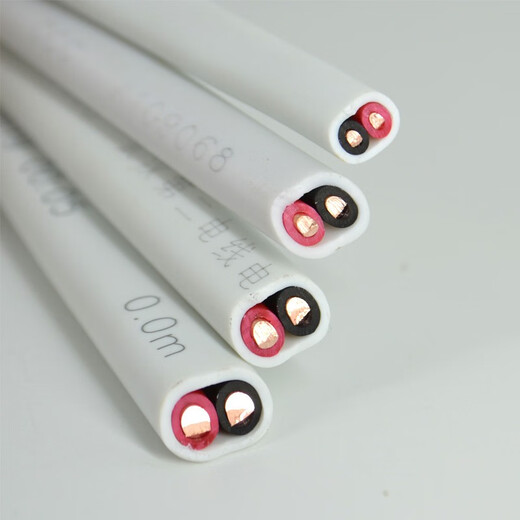 Feihe Wuhan No. 2 Factory national standard wire pure copper core wire square double-core copper wire BVVB sheathed wire two-core parallel wire 2-core BVVB2*2.5 square 10 meters