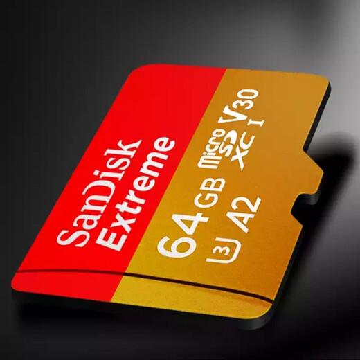 闪迪（SanDisk）TF卡 至尊极速 手机gopro相机无人机内存卡U3 V30存储卡 64G A2读速170MB/s 写速80MB/s