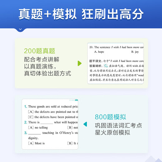 Spark English Special 4 Grammar and Vocabulary 1000 Questions Preparation 2026 Professional Level 4 English Vocabulary Special Training tem4 New Question Type Special 4 1000 Grammar Real Questions Simulation Training Reading Listening Grammar Writing Vocabulary Book Special 4 Grammar and Vocabulary 1000 Questions