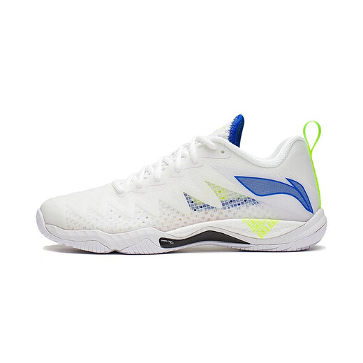 Li Ning Falcon 5 Li Ning's new badminton shoes shock-absorbing ultra-light competition sports shoes standard last non-slip light breathable AYAS026 white Falcon 5 43