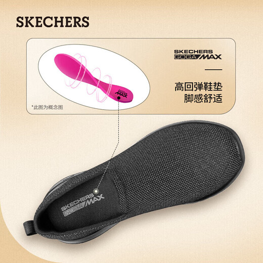 SKECHERS Men's Shoes Autumn Thin Slip-on Mesh Walking Shoes Soft Sole Outer Wear Sports and Casual Shoes 54609