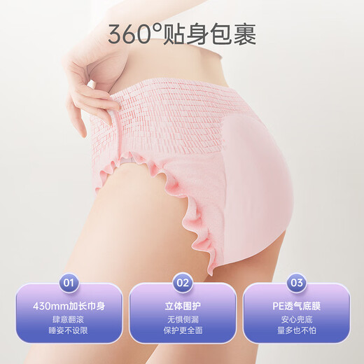 Zichu (matn'ella) Frauenpyjama und Sicherheitshosen, Sanitärservietten von Müttern, Tante Menstruation und Haftversorgung, Zugehosen in Zugehofen, XL-Code 6 (empfohlen 130-180 Jin [Jin gleich 0,5 kg]))