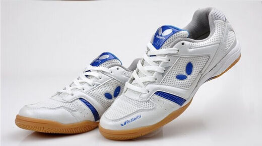 Mulan Brigade children's sports shoes, table tennis shoes, men's and women's shoes, competition professional training shoes, wear-resistant, non-slip, breathable and light WWN-1 Bailan 36