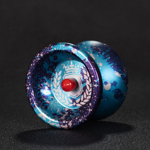XQ game fancy yoyo professional yoyo ball dead sleep alloy metal yoyo children toy boy gift MJ camouflage blue