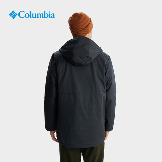 Колумбия Колумбийская мужская термо-водонепроницаемая куртка три в одном с золотистым краем куртка на хлопковой подкладке WE6198 010 XL (185/104A)