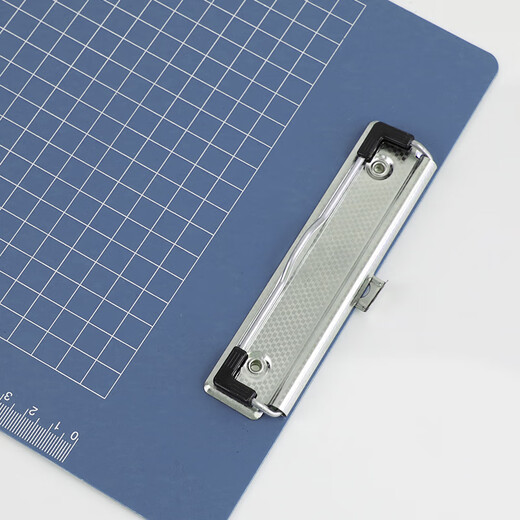 Clip de plaque métallique Befon Clip Clip Données Données Document Document Document Writing and Writing Document Pad Copie et test Paper Clip Copying and Posting Pad Writing Pad Blue 9855