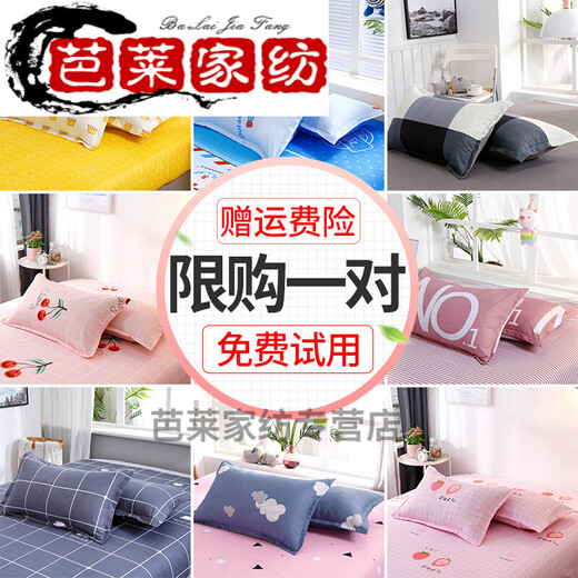 Hua Qianmo Internet celebrity pillowcase single pillowcase children's cartoon summer double pair pillowcase liner cover whole head 45x70cm pillowcase single Sydney