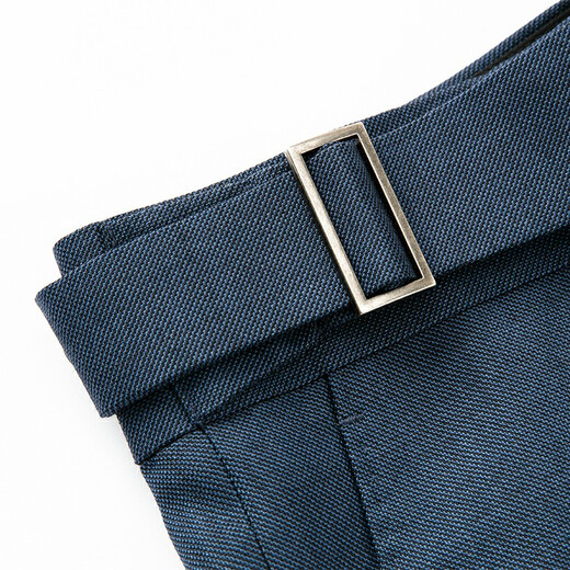 BAROMON handmade half linen lining 100% wool suit men's British fabric double suit business formal half linen lining - blue and green 165B (single suit top)