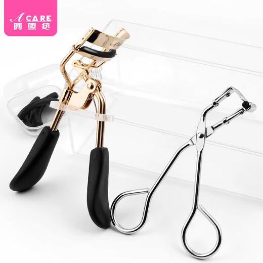 Aha hot eyelash curler E1p201-easy to use portable partial curler makeup tool with rubber pad small stainless steel eyelashes black portable 1 piece