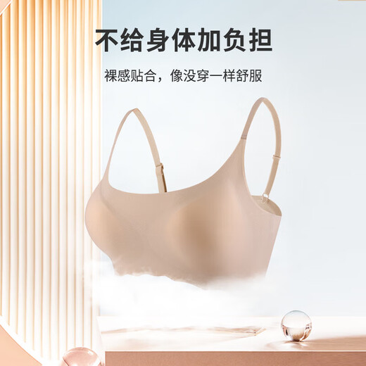 Urban Beauty Ben Ming Nian Underwear Women's Seamless Red Bra No Wires Gathered No Size Camisole Bra 2B26A8