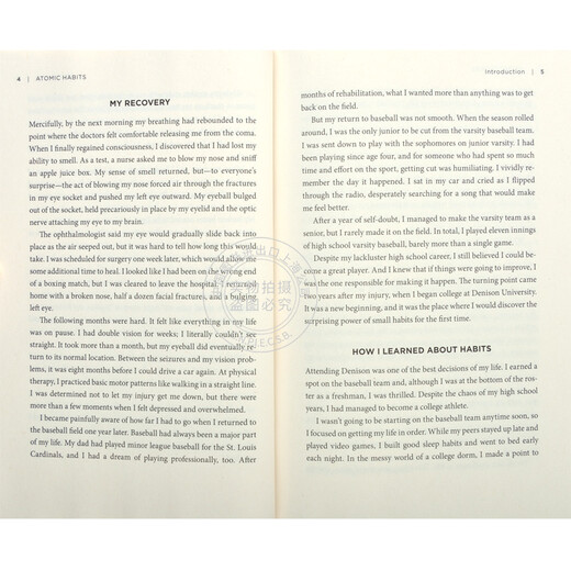 现货 原子习惯 英文原版 Atomic Habits 建立好习惯打破坏习惯的简单方法 平装 自我成长 自我提升 心理励志 James Clear 蓝思阅读指数870L