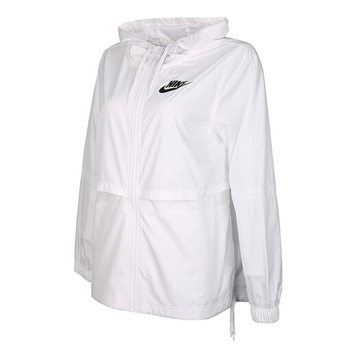 耐克（NIKE）女装新款连帽休闲运动服跑步透气防风夹克外套海外直邮 CZ9740-010 2XL