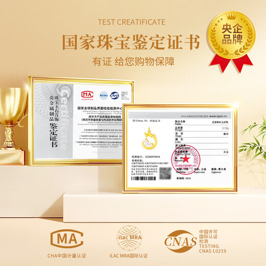 China Gold (CHINA GOLD) Dragon and Horse Spirit Year of the Horse and Animal Year Gold Necklace Women's Foot Gold Zodiac Horse Pendant Birthday Gift for Girlfriend and Wife Year of the Horse and Animal Year Pure Gold Pendant Free Silver Chain