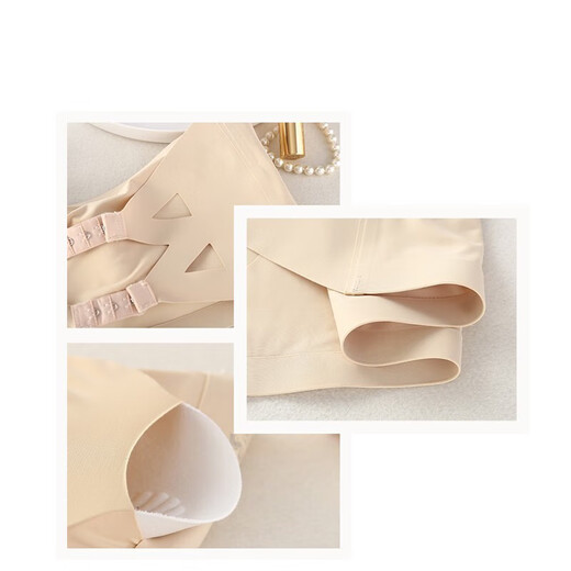 Yu Zhaolin 2 pieces of strapless tube top bra for women in summer, thin, anti-exposure, push-up, non-slip, seamless ice silk invisible bra G161 ice silk strapless (skin color + black) one size fits all (80-125Jin Jin equals 0.5kg)