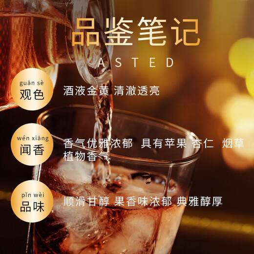 Changyu Men's Forty Collection Edition Fived-Star Gold Award Brandy 40 degrés Vin étranger Distillé Brandy Brandy Boady Box Keya Men's Forty 500Ml 2 Bouteilles Double Box Box Pack