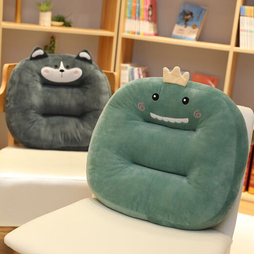 Yingzhu'er cushion office chair sedentary bench thickened seat cushion student classroom dormitory butt pad can sit on the ground mat strawberry mat one side mat plush side heightening skin-friendly cushion universal for all seasons