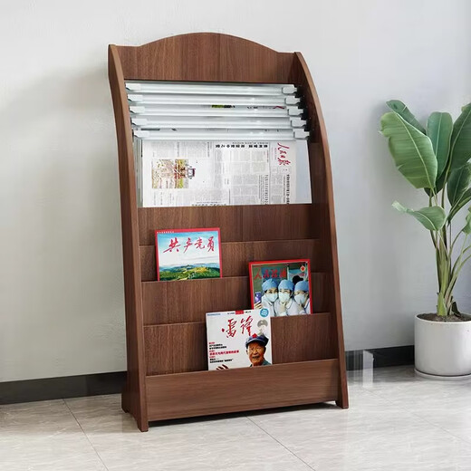 BANXUDOU JOURNALLE STAQUE JOURNAL RACK RACK STAGE BOUR SAGUE ET RACK RACK RACHER INFORMATION DES FLANCES BOIS JOURNAL MAGAZINE MAGAZINE RACKAGE RACK RACK CLIP 687 # White Height 96 Largeur 62