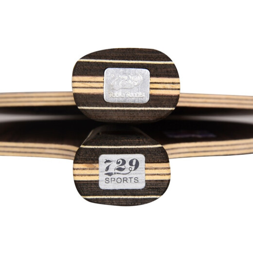 
729 Friendship Table Tennis Racket Table Tennis Base Plate Ebony Fast Attack Type 7-layer Pure Wood Ebony 7_Straight Shot CS Short Handle