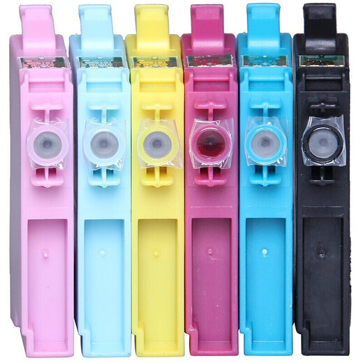 京呈T0851-T0856墨盒适用爱普生Epson PHOTO R330 T60 1390打印机 【1800页】T0851-T0856 六色墨盒套装
