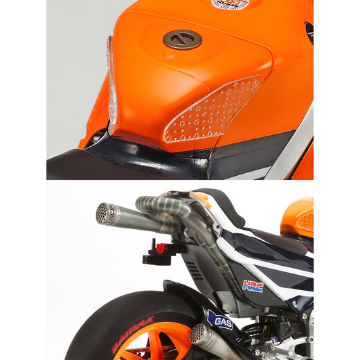 田宫（TAMIYA）1/12摩托车机车赛车Honda本田拼装车模仿真模型摆件日本进口礼物 本田 马奎斯 RC213V'14 14130