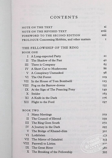 指环王 英文原版 The Lord of the Rings 托尔金 Tolkien 影视原著